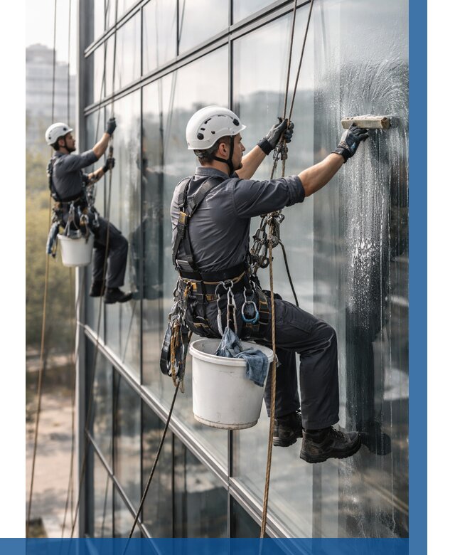 Мойка сплошного остекления в Михайловке, заказать от 305 р.| ВЫСОТНИК-Мхл