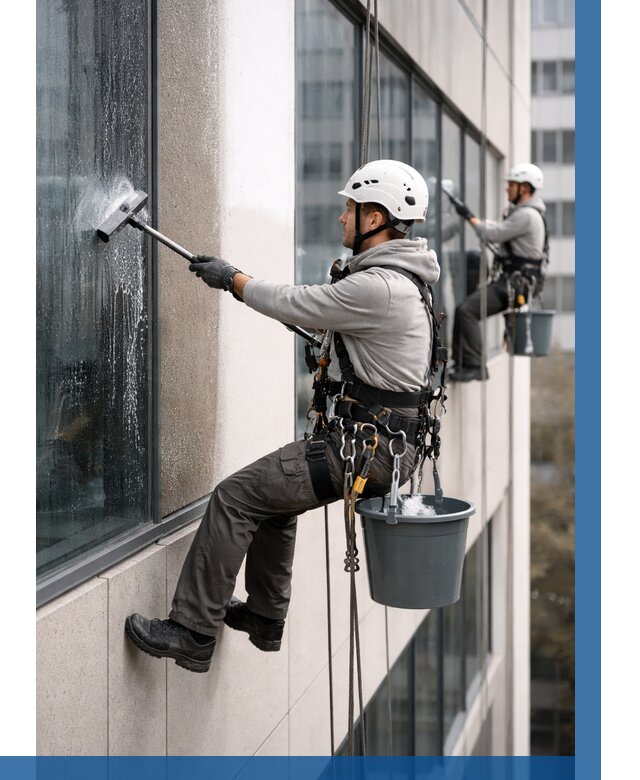 Мойка фасадов зданий в Михайловке под ключ от 356 р. | ВЫСОТНИК-Мхл