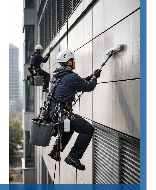 Мойка вентилируемого фасада в Михайловке от 254 р. | ВЫСОТНИК-Мхл