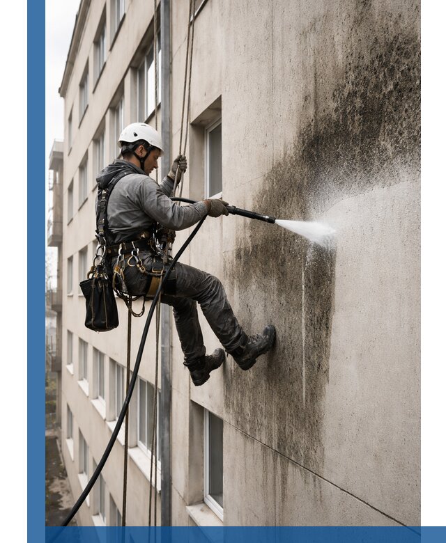 Профессиональная очистка фасадов от плесени в Михайловке