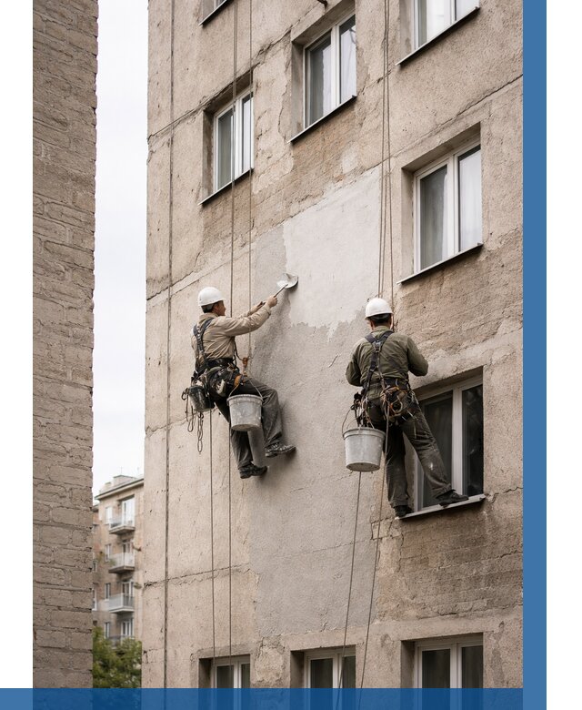 Косметический ремонт фасада в Михайловке от 1118 р. | ВЫСОТНИК-Мхл