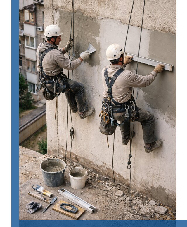 Комплексный ремонт штукатурного фасада с гарантией в Михайловке