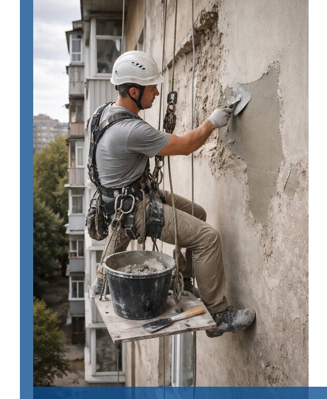 Восстановление фасадной штукатурки в Михайловке с гарантией качества