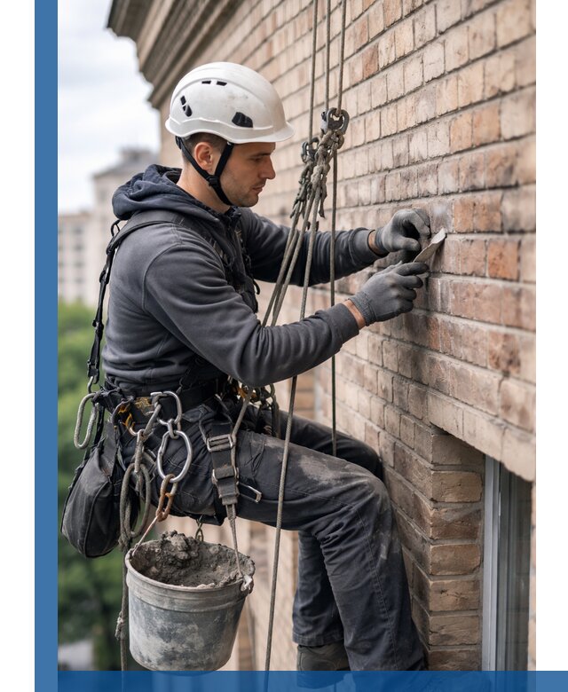 Качественный ремонт кирпичной кладки фасада в Михайловке с гарантией