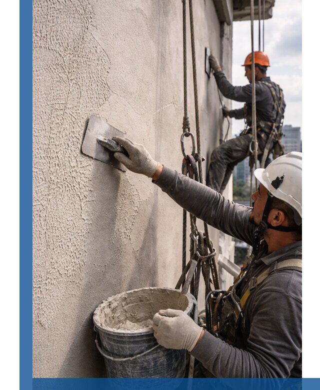 Декоративная штукатурка фасада с утеплением и защитой в Михайловке