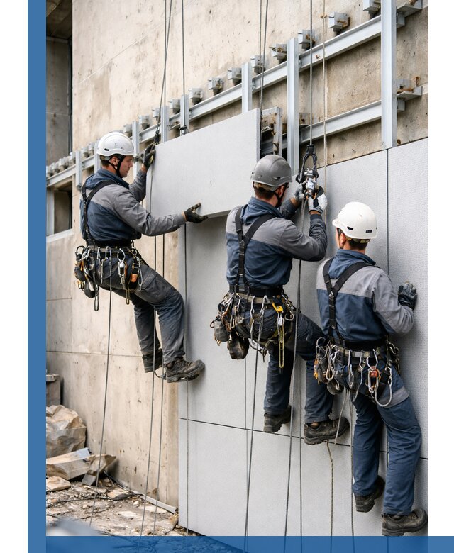 Монтаж вентилируемого фасада в Михайловке под ключ с гарантией качества