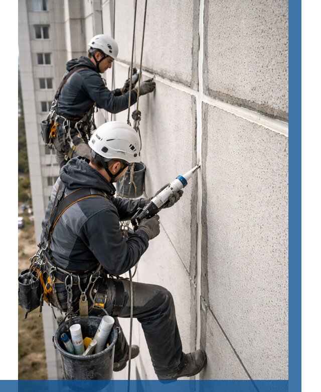 Герметизация межпанельных швов в Михайловке от 712 р. | ВЫСОТНИК-Мхл