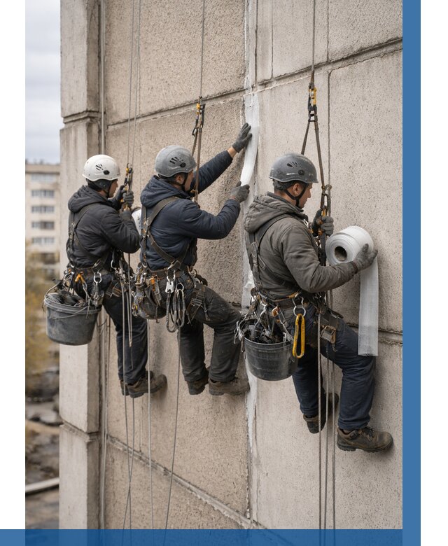 Ремонт межпанельных швов в Михайловке от 763 р. | ВЫСОТНИК-Мхл