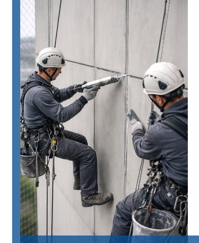 Первичная герметизация швов фасадов и кровель в Михайловке