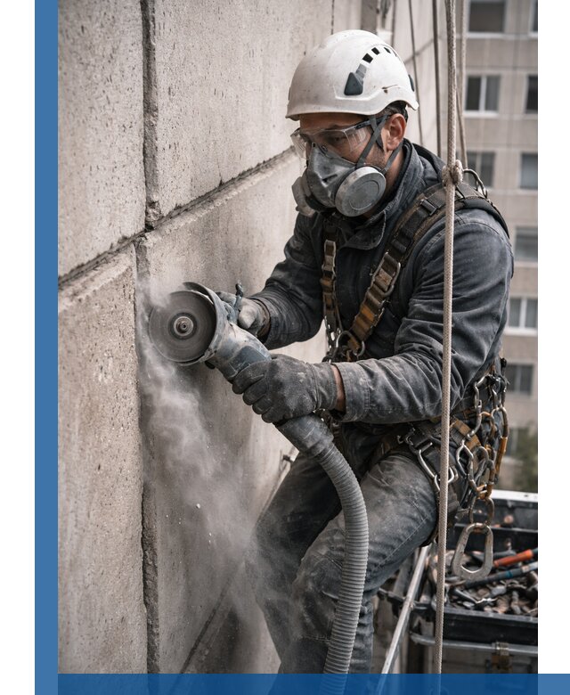 Штробление межпанельных швов в Михайловке качественно и быстро