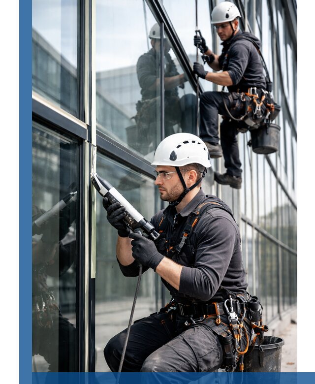 Герметизация витражных швов в Михайловке для зданий и фасадов