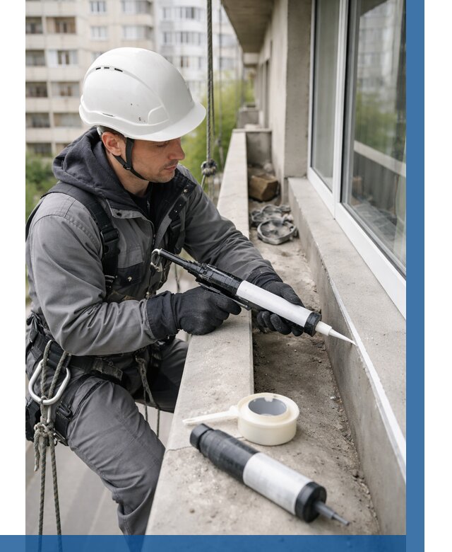 Герметизация швов лоджии в Михайловке от 4575 р. | ВЫСОТНИК-Мхл