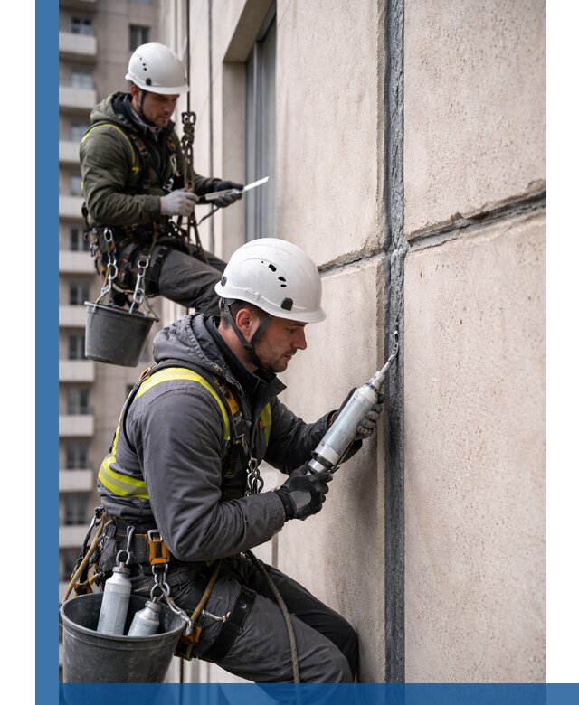 Герметизация деформационных швов фасада в Михайловке качественно