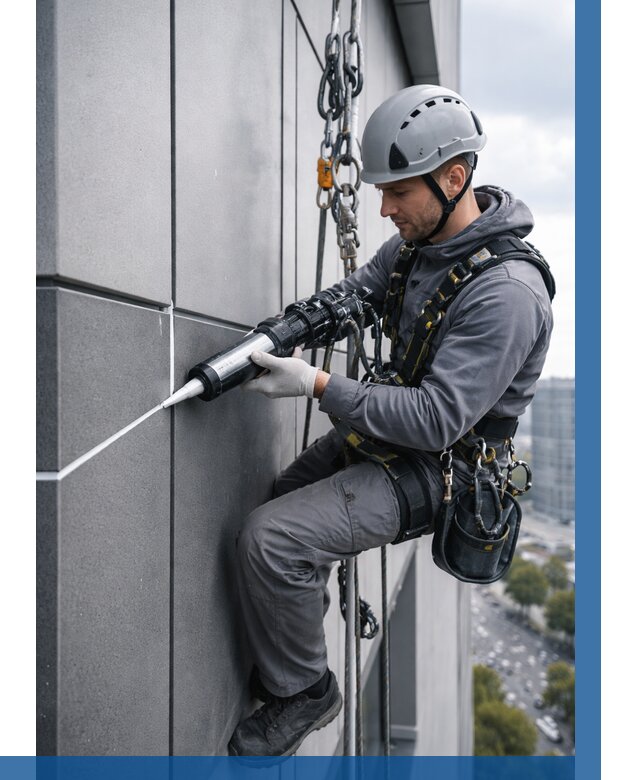 Герметизация стыков фасадных панелей в Михайловке от 6609 р.| ВЫСОТНИК-Мхл