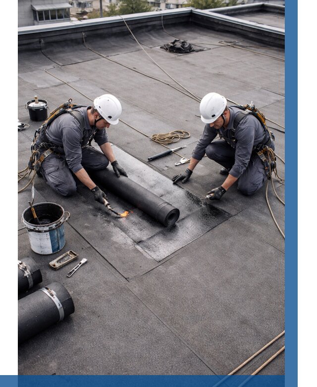 Ремонт мягкой кровли под ключ в Михайловке от 712 р. | ВЫСОТНИК-Мхл