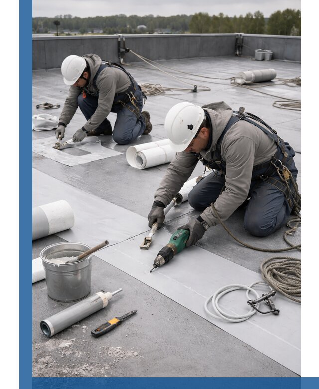 Ремонт мембранной кровли в Михайловке качественно и с гарантией