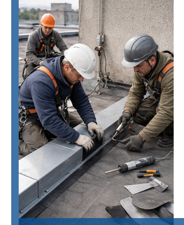 Ремонт кровельных примыканий в Михайловке профессионально