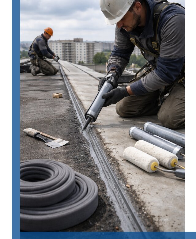 Герметизация швов кровли в Михайловке с гарантией герметичности