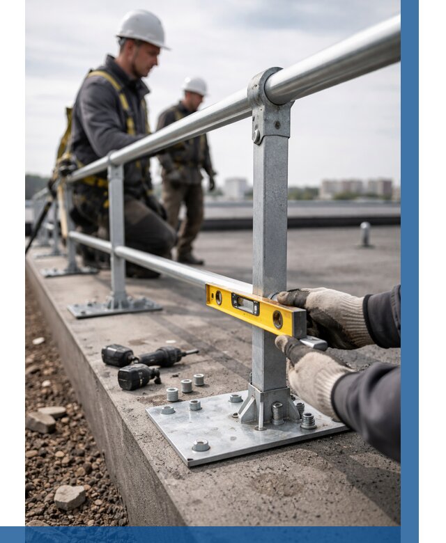 Монтаж кровельного ограждения в Михайловке от 1220 р. | ВЫСОТНИК-Мхл