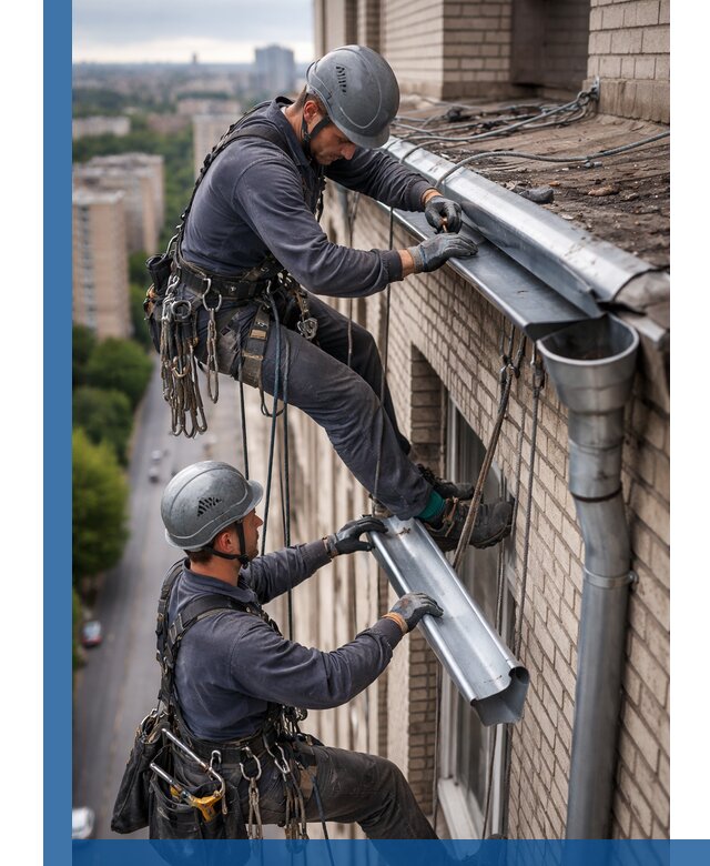 Ремонт водосточных желобов в Михайловке, быстро и качественно