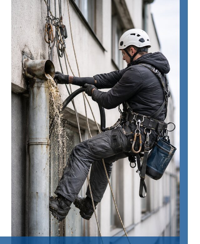 Прочистка водосточных труб в Михайловке от 3558 р. | ВЫСОТНИК-Мхл