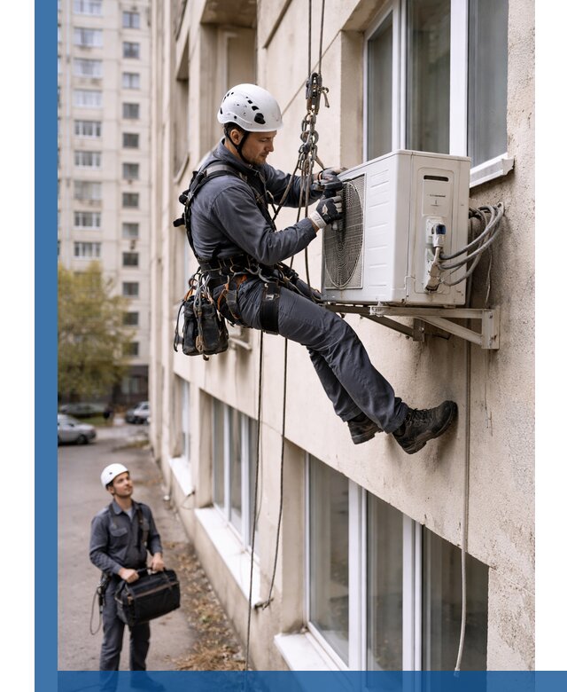 Демонтаж внешнего блока кондиционера в Михайловке профессионально