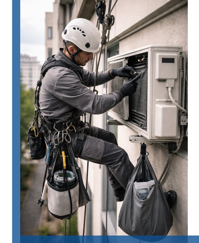 Обслуживание внешнего блока кондиционера в Михайловке профессионально