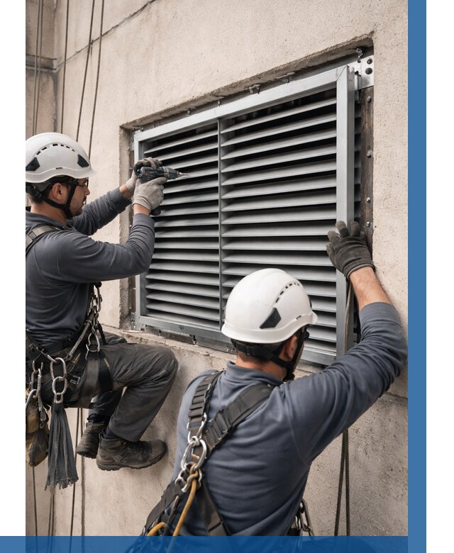 Монтаж вентиляционных решеток в Михайловке от 4575 р. | ВЫСОТНИК-Мхл