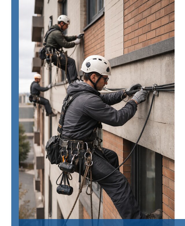 Крепление кабеля на фасаде монтаж и крепеж в Михайловке