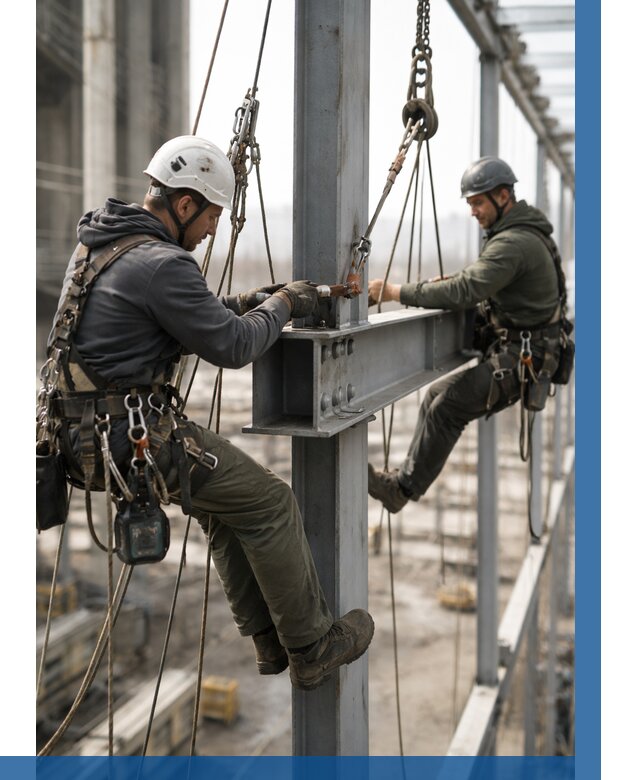 Монтаж металлоконструкций на высоте в Михайловке от 3558 р. | ВЫСОТНИК-Мхл
