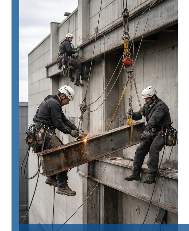 Демонтаж металлоконструкций на высоте в Михайловке под ключ