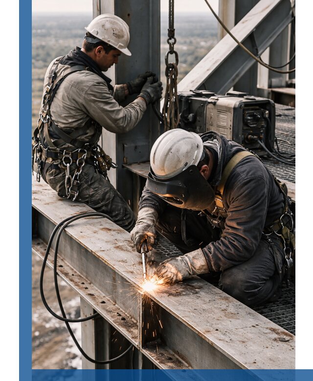 Высотные сварочные работы в Михайловке для промышленных объектов