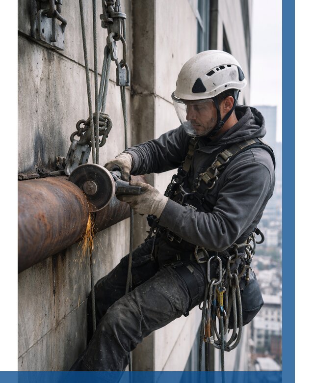 Резка металла на высоте в Михайловке по цене от 4575 р. | ВЫСОТНИК-Мхл