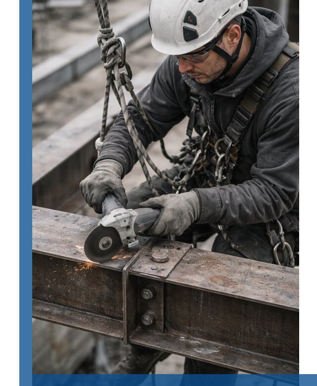 Резка металла на высоте в Михайловке для зданий и конструкций