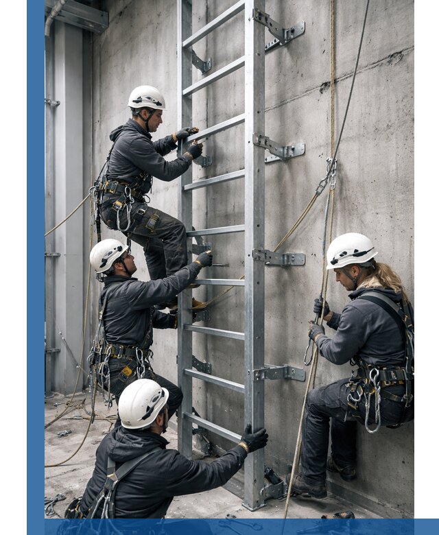 Монтаж металлических лестниц в Михайловке под ключ со гарантией