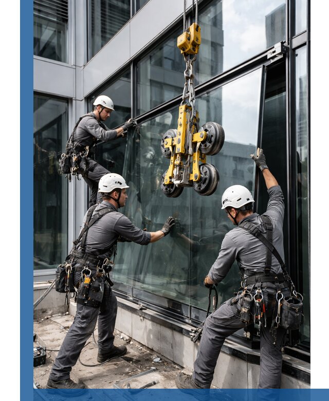 Структурное остекление фасадов в Михайловке монтаж и обслуживание