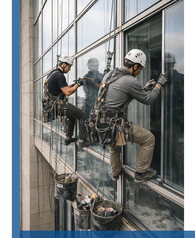 Ремонт витражных конструкций и фасадного остекления в Михайловке