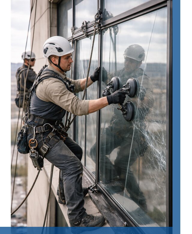 Замена стекла в витраже в Михайловке под ключ от 8642 р. | ВЫСОТНИК-Мхл