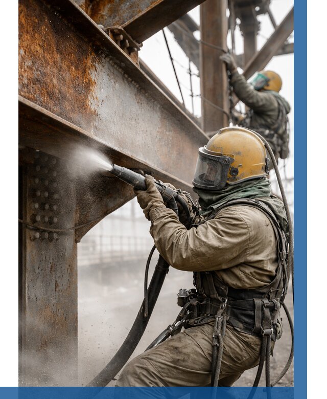 Пескоструйная очистка металлоконструкций в Михайловке по 610 р.  ВЫСОТНИК-Мхл