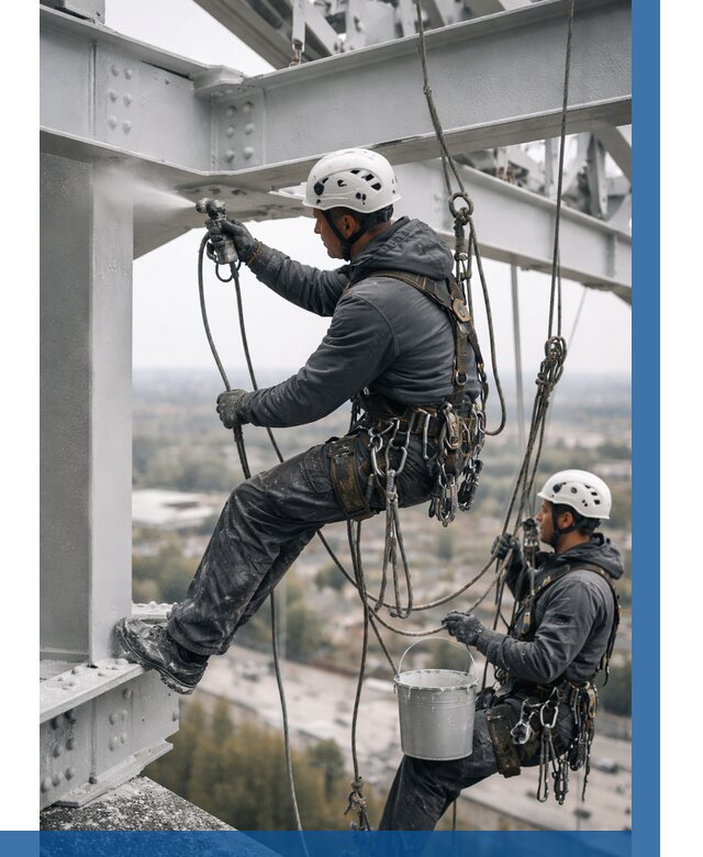 Покраска металлоконструкций на высоте в Михайловке 356 р |ВЫСОТНИК-Мхл
