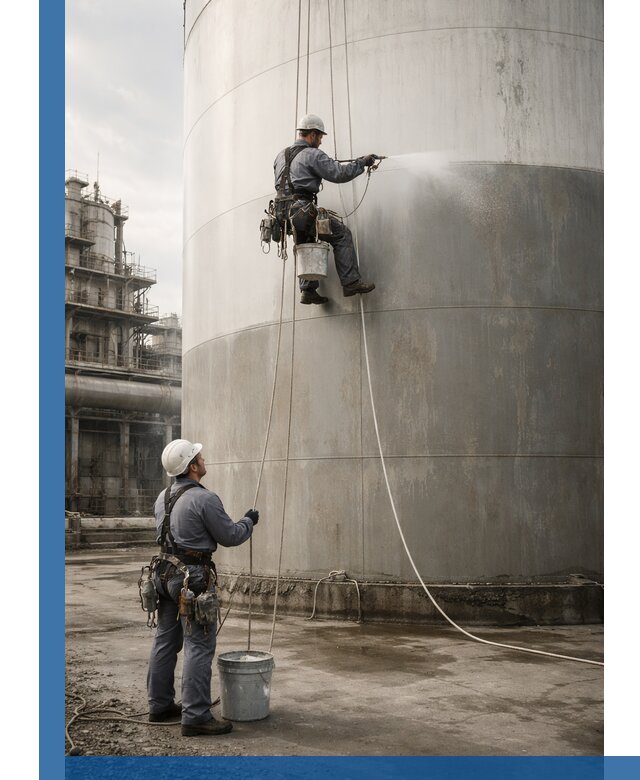 Покраска стальных резервуаров и емкостей в Михайловке профессионально