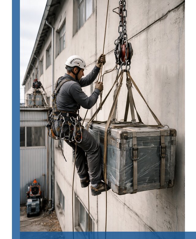 Подъем грузов на высоту в Михайловке для промышленных объектов