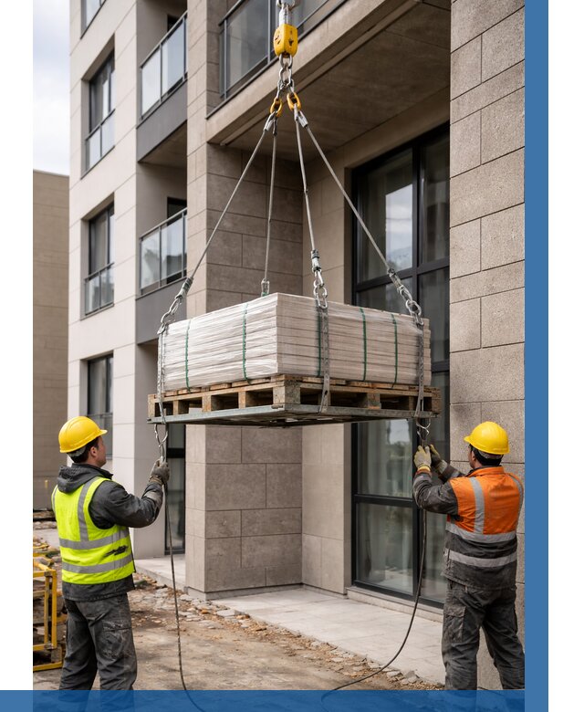 Подъем керамогранита на этаж в Михайловке от 3558 р. | ВЫСОТНИК-Мхл