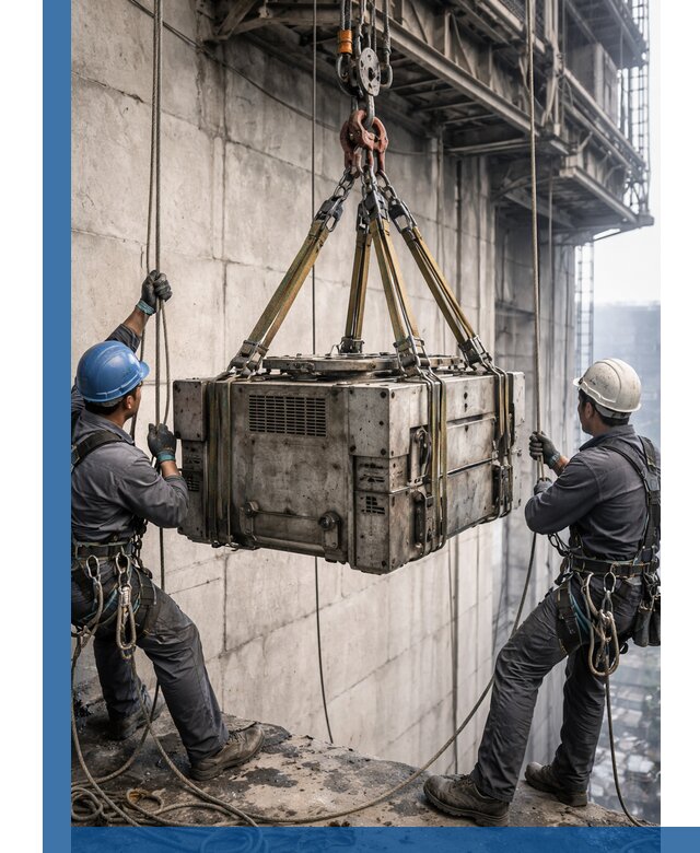 Такелажные работы на высоте, подъем и монтаж грузов в Михайловке