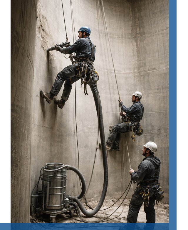 Зачистка силосов в Михайловке от 4575 р. Договор и смета ВЫСОТНИК-Мхл