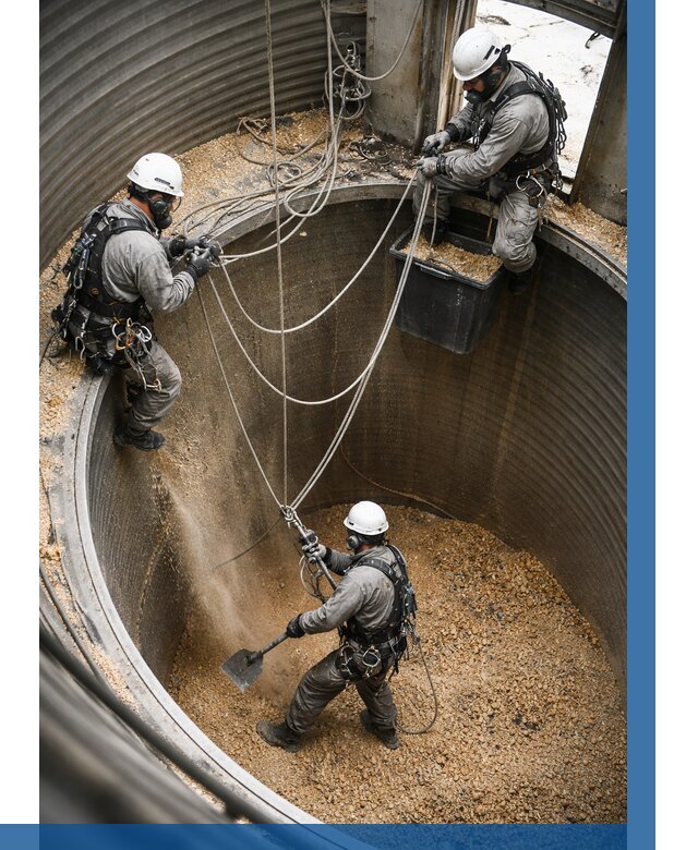 Чистка зерновых бункеров в Михайловке от 12200 р. | ВЫСОТНИК-Мхл