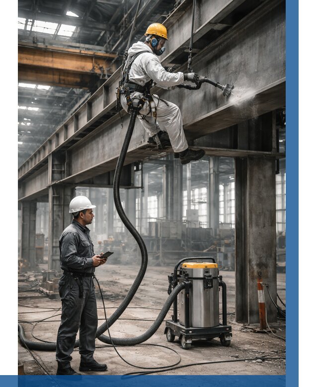 Обеспыливание конструкций в цехе в Михайловке от 4270 р. | ВЫСОТНИК-Мхл