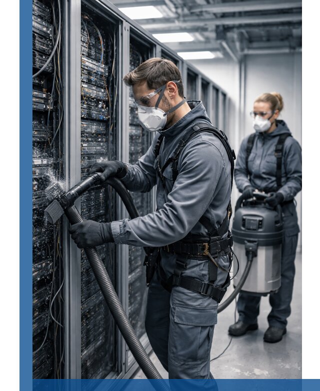 Обеспыливание серверной комнаты в Михайловке, профессиональная очистка