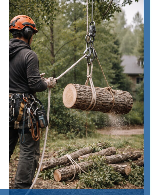 Валка деревьев частями в Михайловке от 7625 р. | ВЫСОТНИК-Мхл