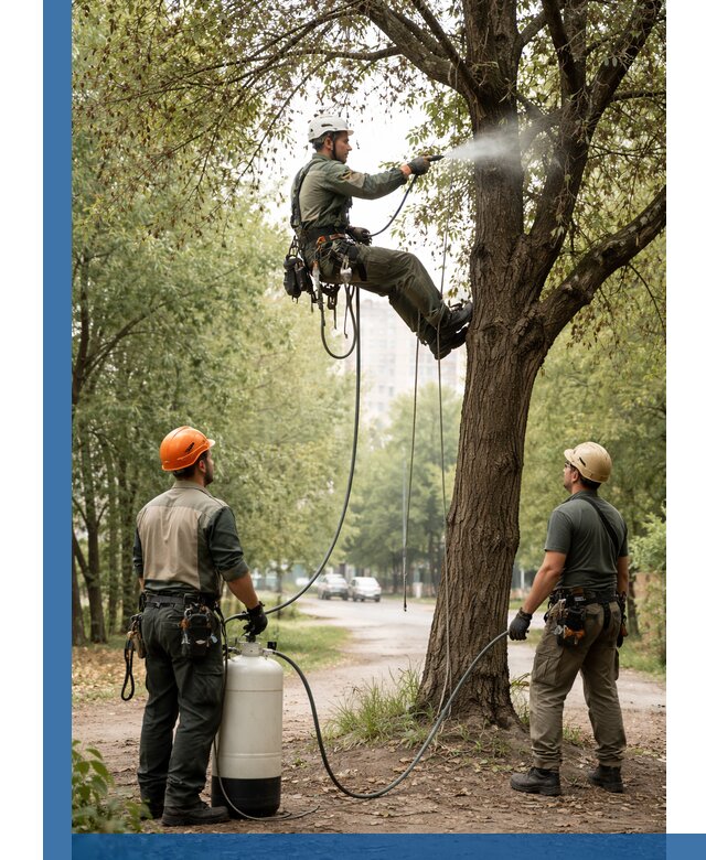 Обработка деревьев от вредителей в Михайловке профессиональная защита